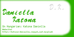 daniella katona business card